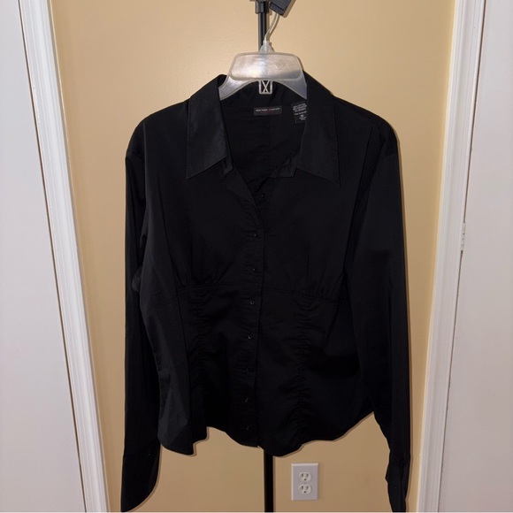 New York & Company Black Button Down Shirt - Picture 4 of 7
